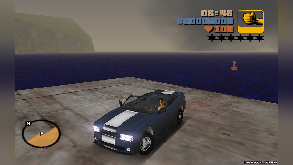 Gauntlet cabrio for GTA 3 - Картинка #1
