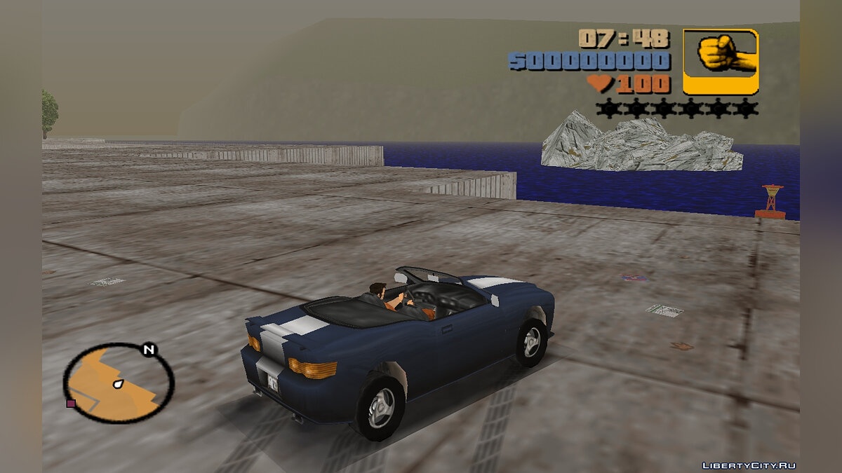 Gauntlet cabrio for GTA 3 - Картинка #2
