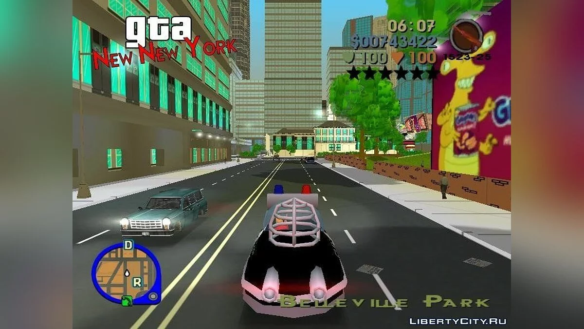 GTA: New New York - Futurama Mod / GTA 3