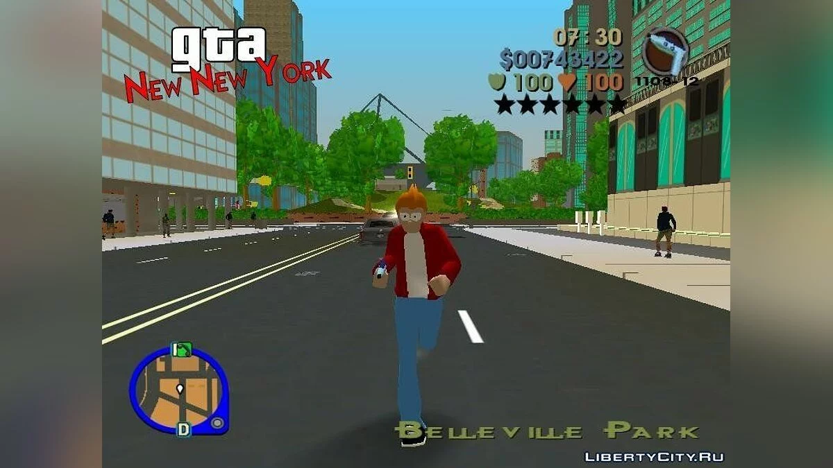 GTA: New New York - Futurama Mod / GTA 3