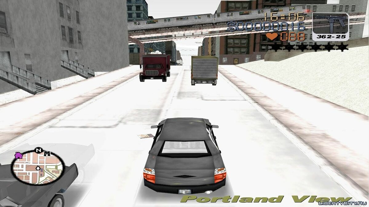 Скачать Grand Theft Auto 3 Frosted Winter для GTA 3