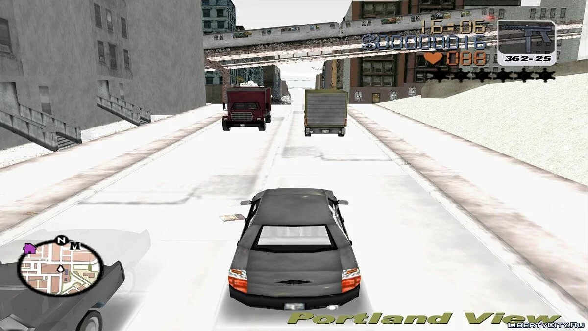 Grand Theft Auto 3 Frosted Winter / GTA 3