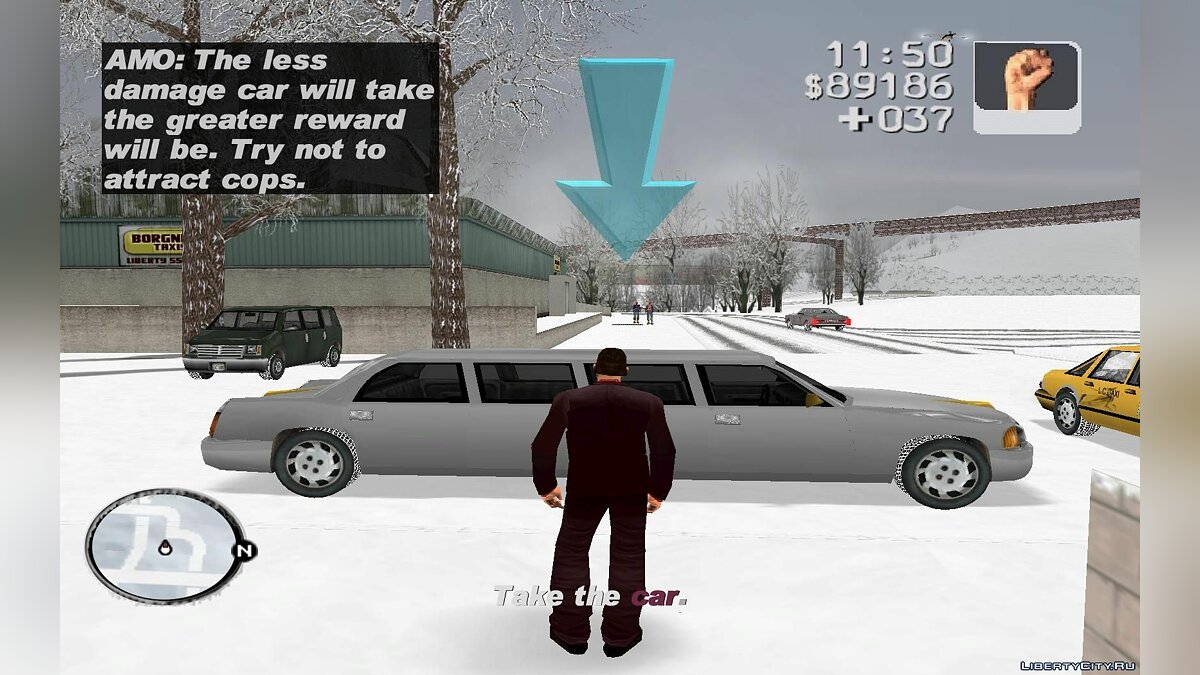 Скачать Gand Theft Auto 3 : Frosted Winter (Ultimate Winter Mod) для GTA 3