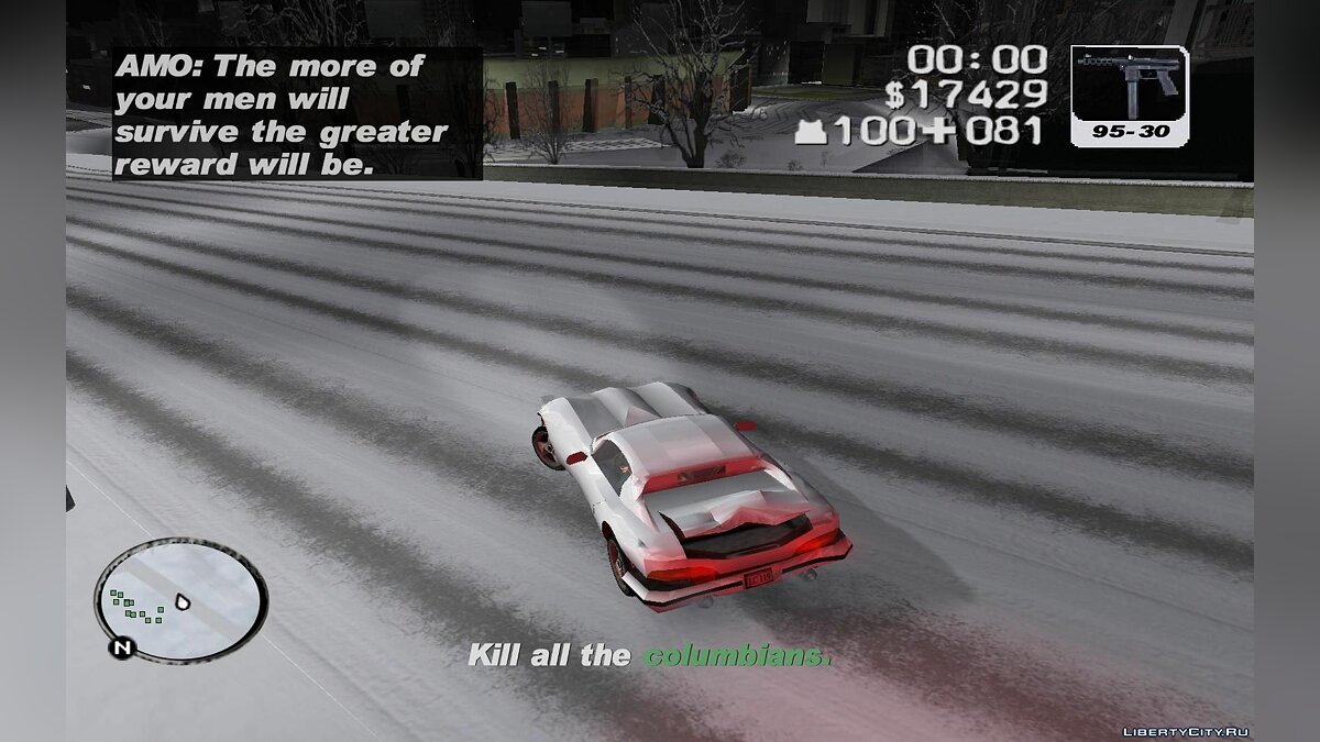 Скачать Gand Theft Auto 3 : Frosted Winter (Ultimate Winter Mod) для GTA 3