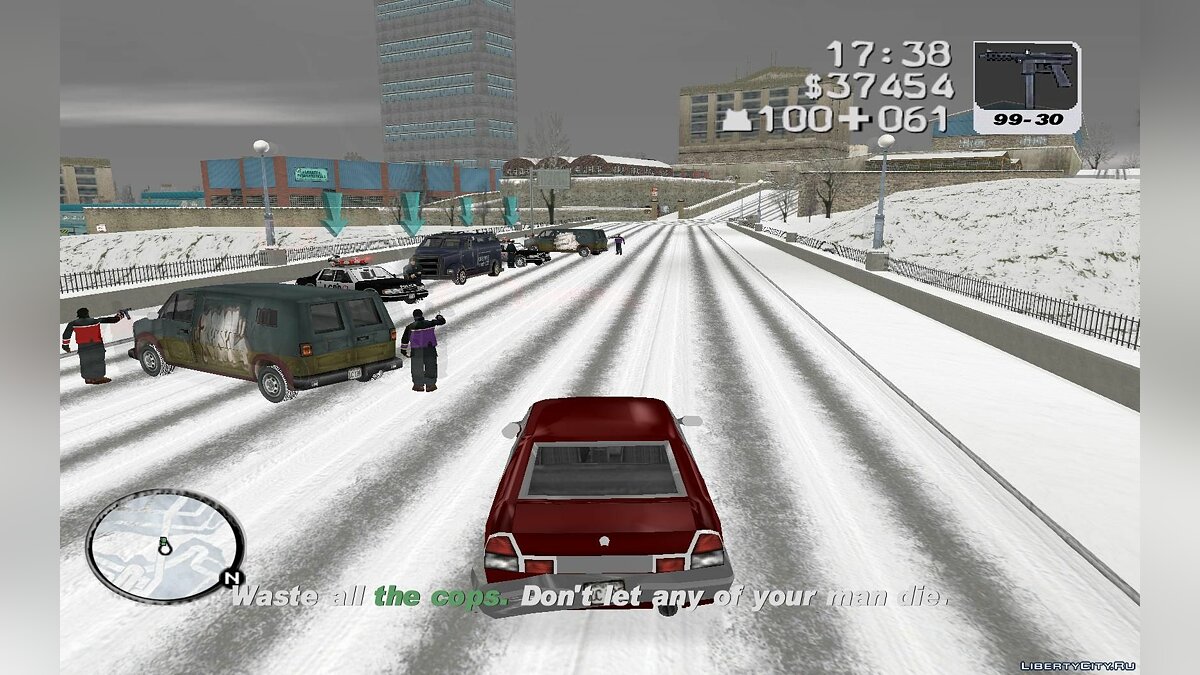 Скачать Gand Theft Auto 3 : Frosted Winter (Ultimate Winter Mod) для GTA 3
