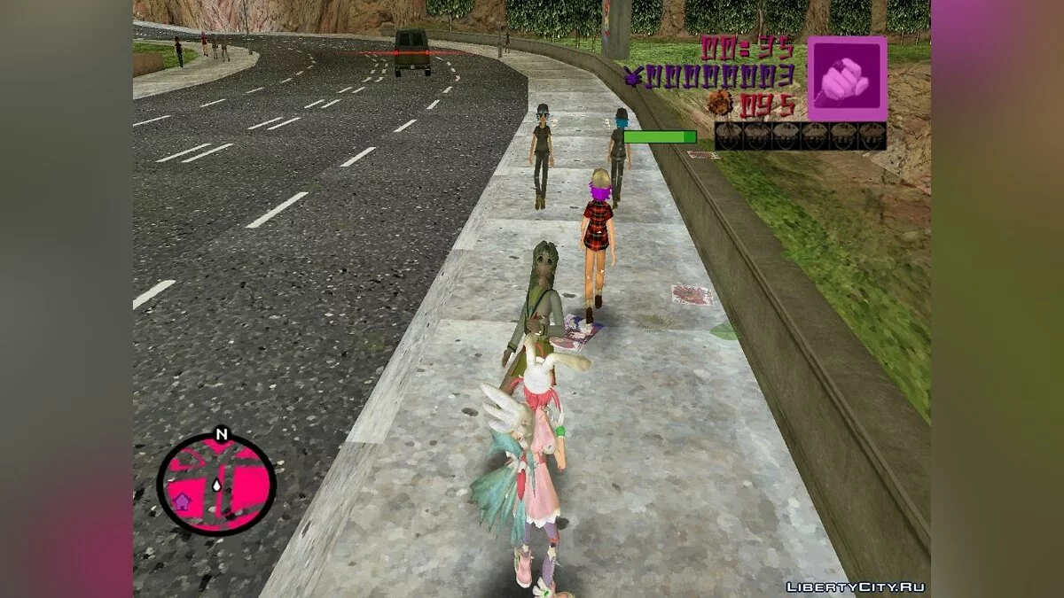 GTA Anime City Anime Lawlessness 2 (Обновление от 16.04.2017) / GTA 3