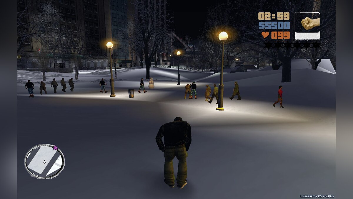 Скачать Город снега - Snow city v2.0.0 для GTA 3