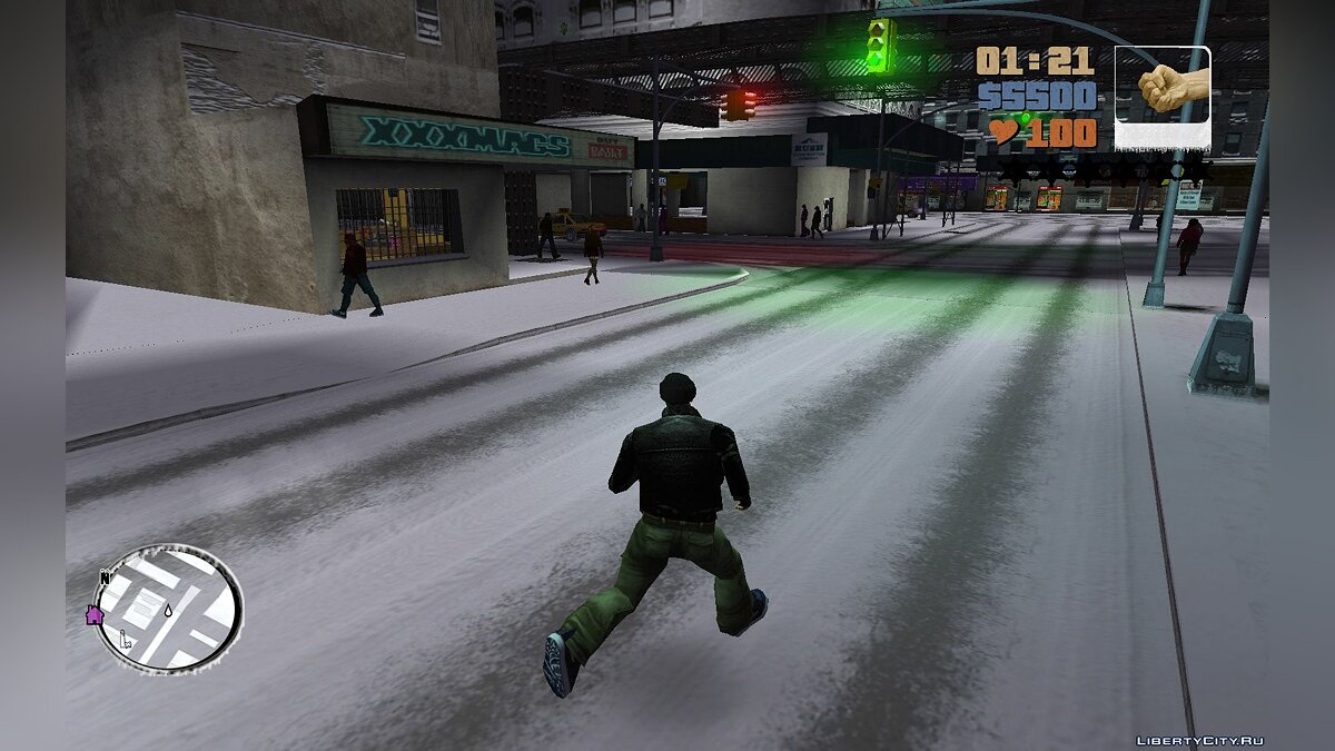 Скачать Город снега - Snow city v2.0.0 для GTA 3