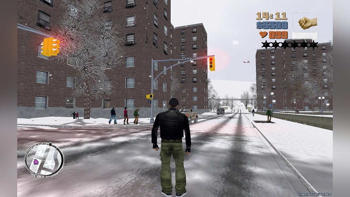 Скачать Город снега - Snow city v2.0.0 для GTA 3