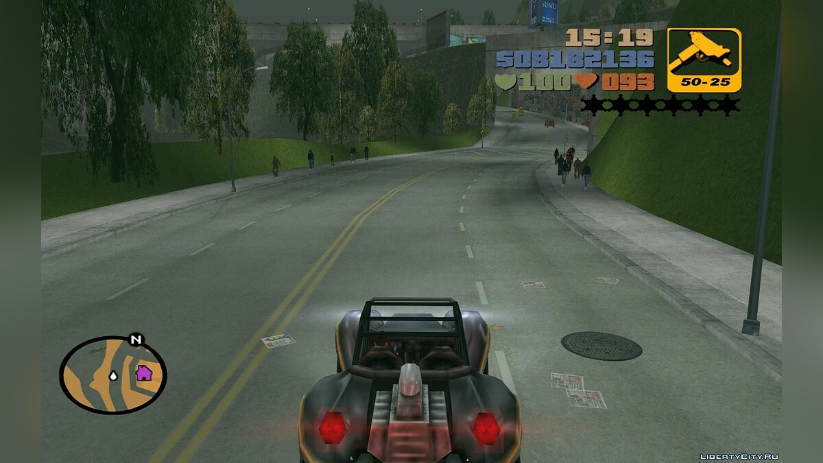 Grand Theft Auto 3 &quot;Natural HQ textures&quot; для GTA 3 - Картинка #2