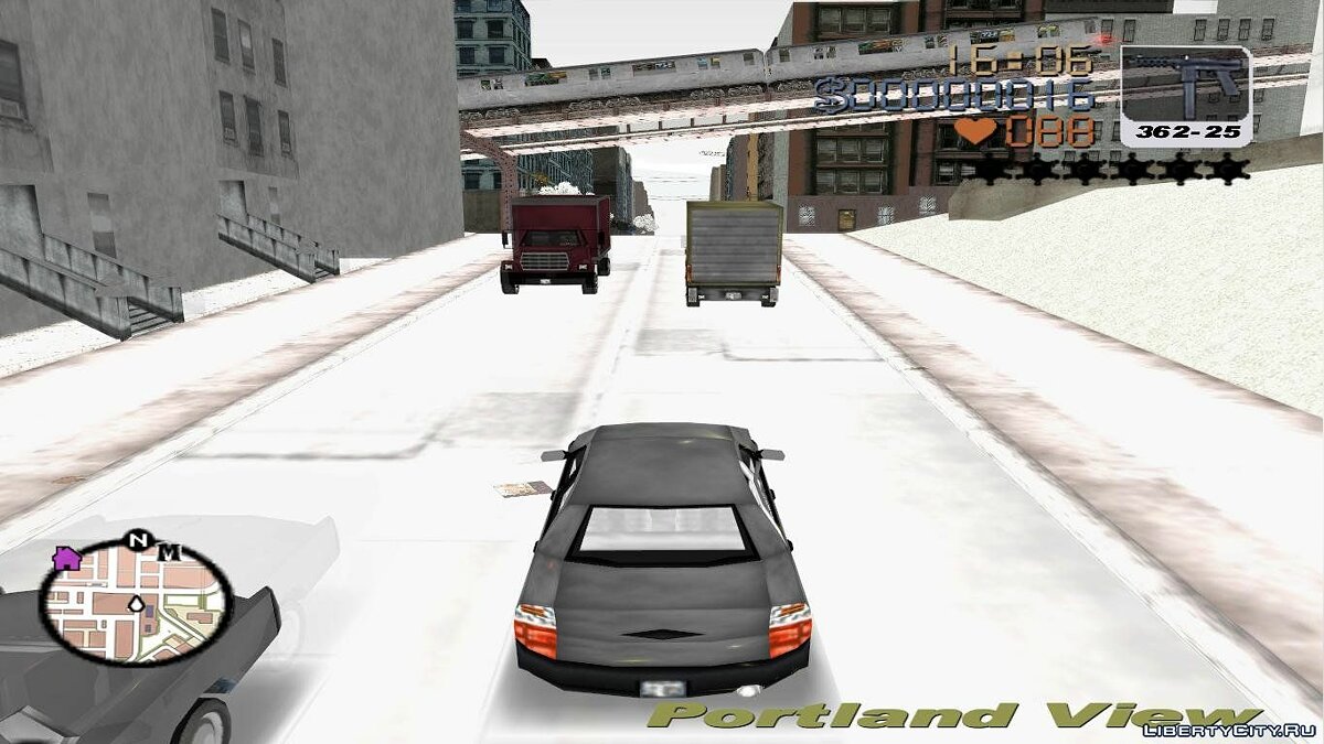 Grand Theft Auto 3 Frosted Winter for GTA 3 - Картинка #3