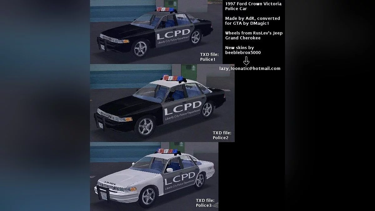 LCPD Skins  / GTA 3