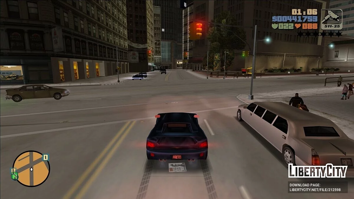 Исправление света фар / GTA 3