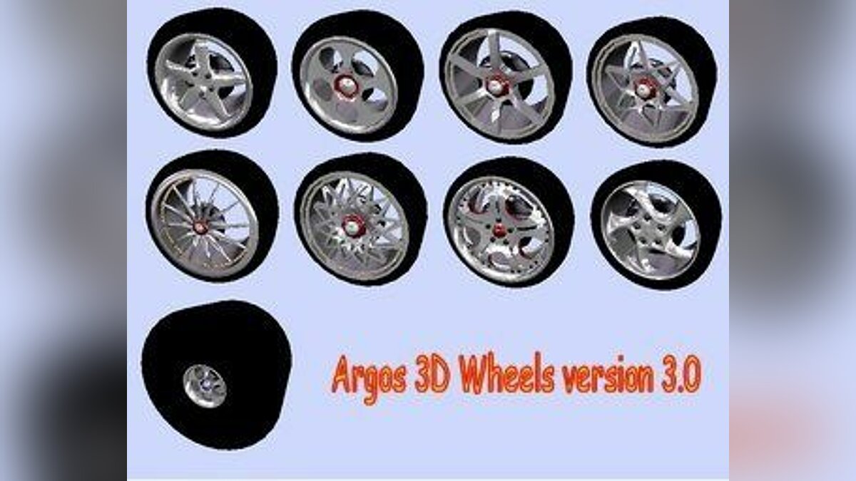 Argos 3D Wheels for GTA 3 - Картинка #1