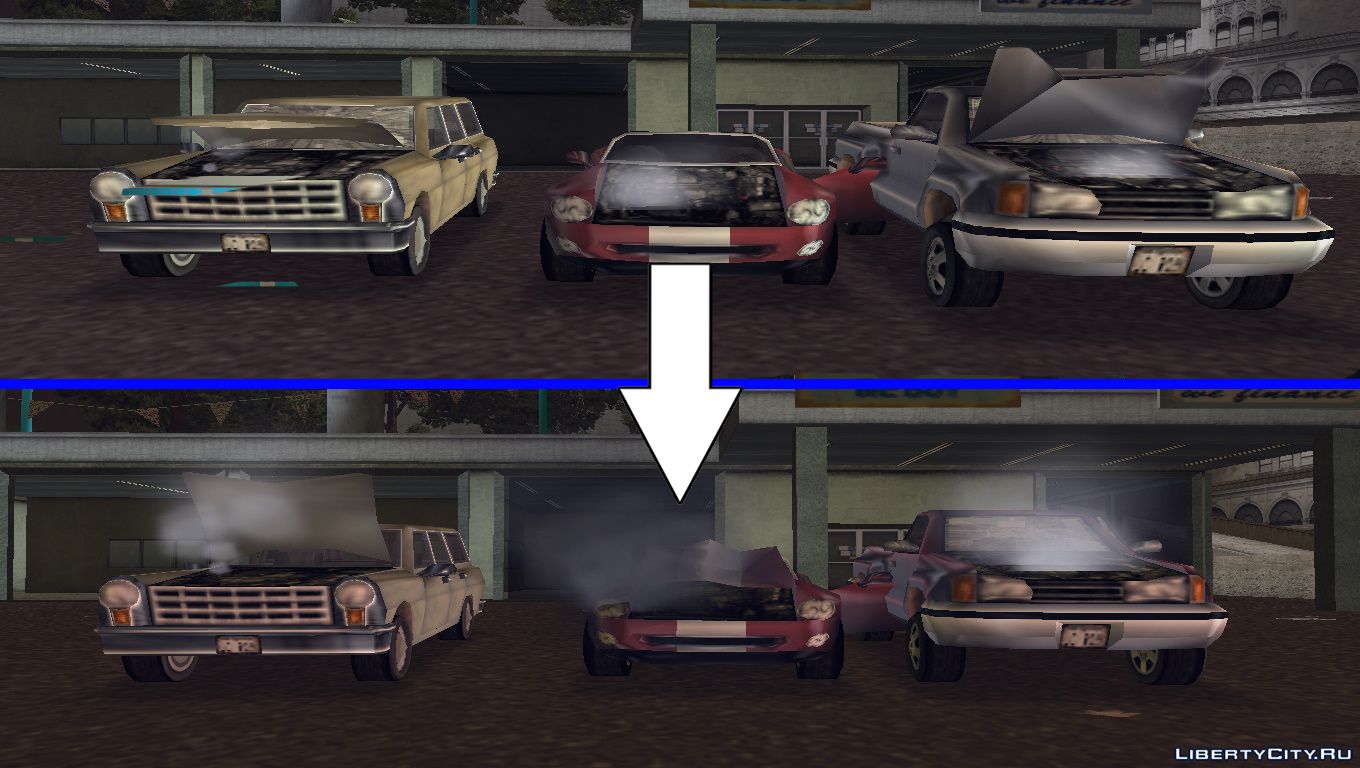 Improved effects. ГТА 3 моды. Particle from GTA 3 in GTA sa. ГТА 3 мод дым ps2.
