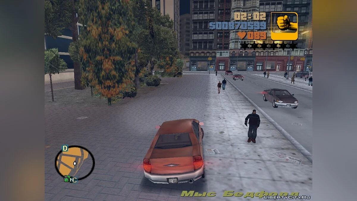Реалистичные физика и управление авто / GTA 3