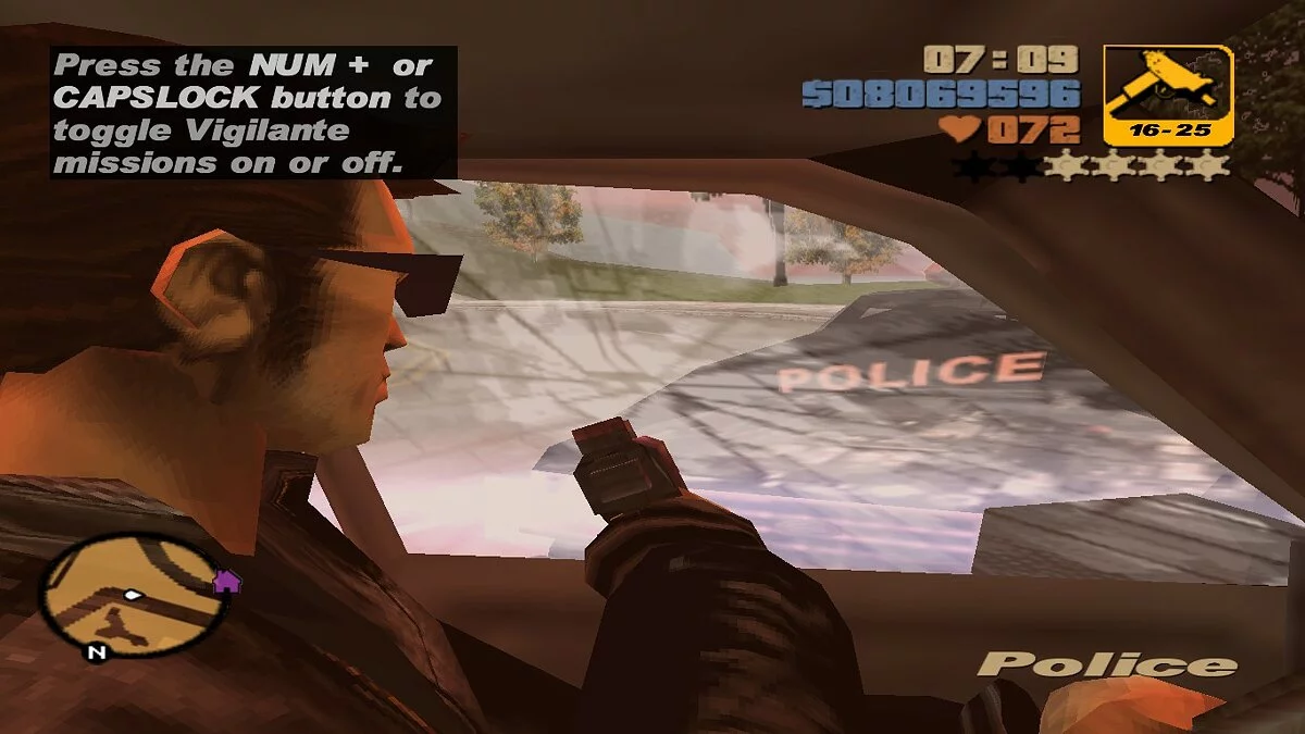Клод носит очки / GTA 3