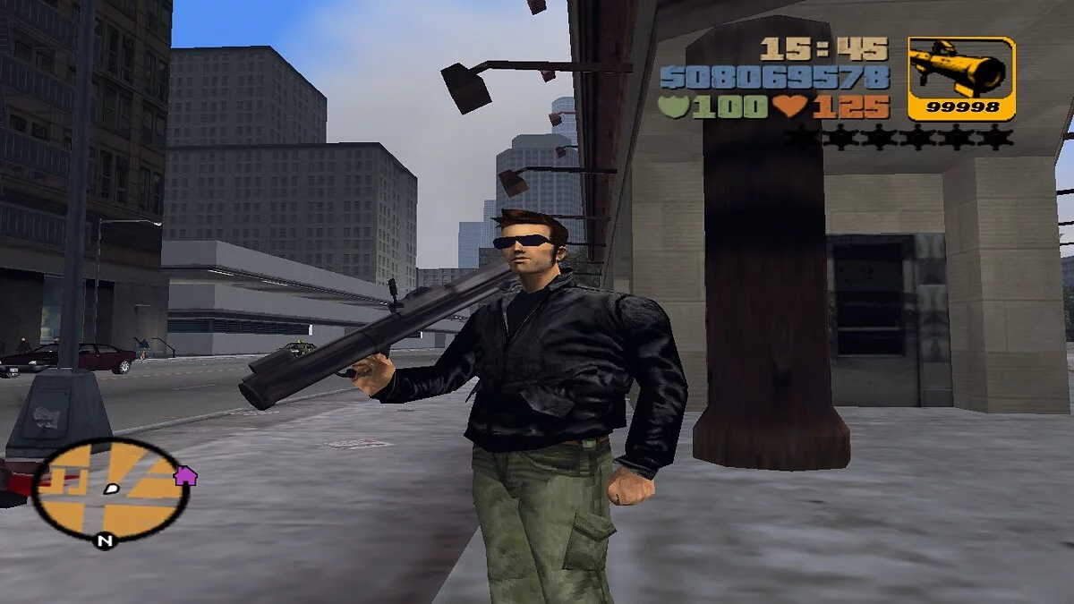 Клод носит очки / GTA 3