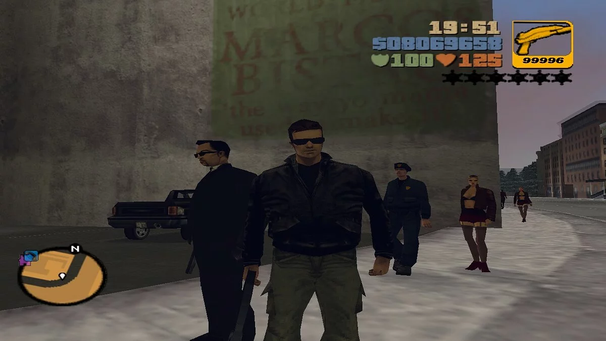 Клод носит очки / GTA 3