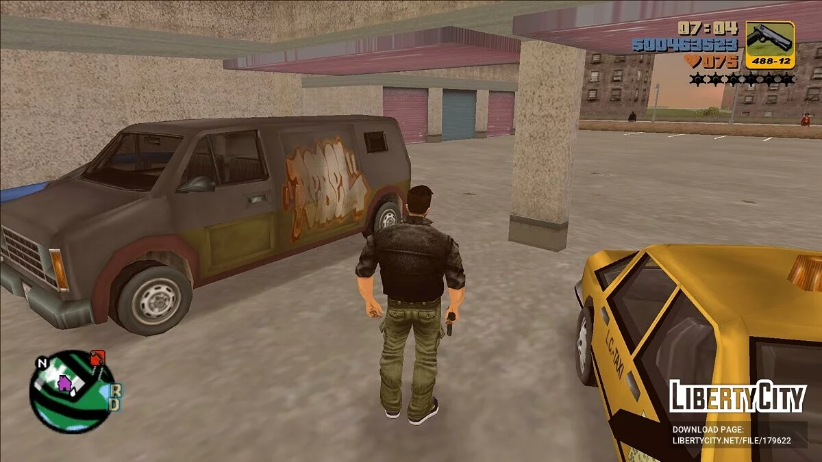 Исправление ворот у гаража в Шорсайд / GTA 3