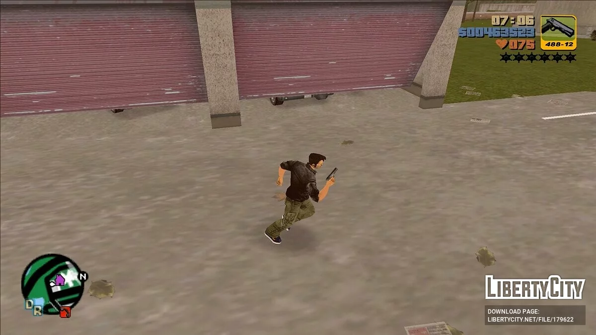 Исправление ворот у гаража в Шорсайд / GTA 3