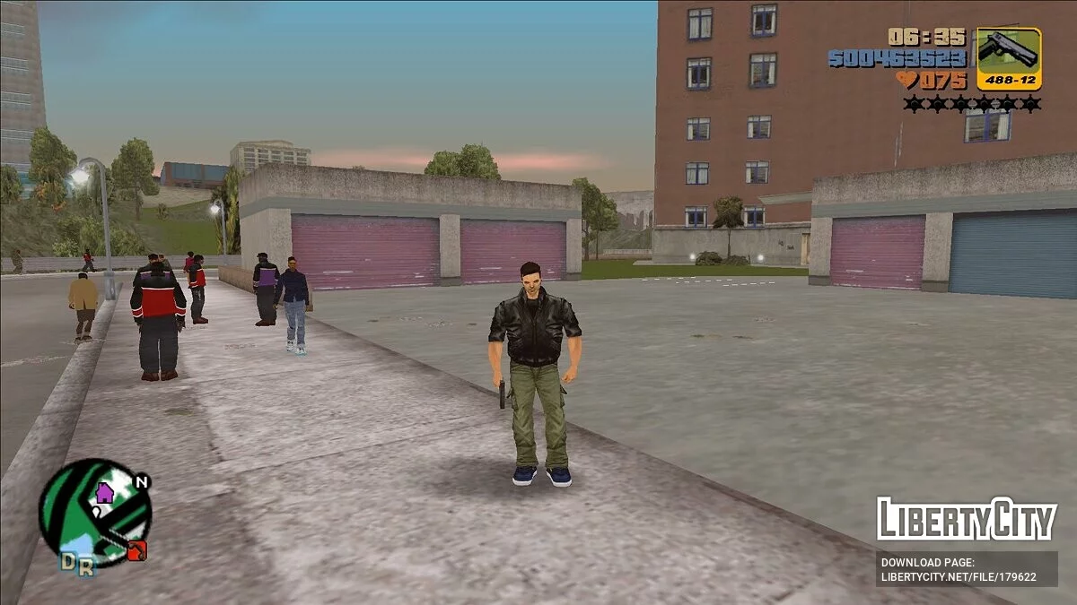 Исправление ворот у гаража в Шорсайд / GTA 3