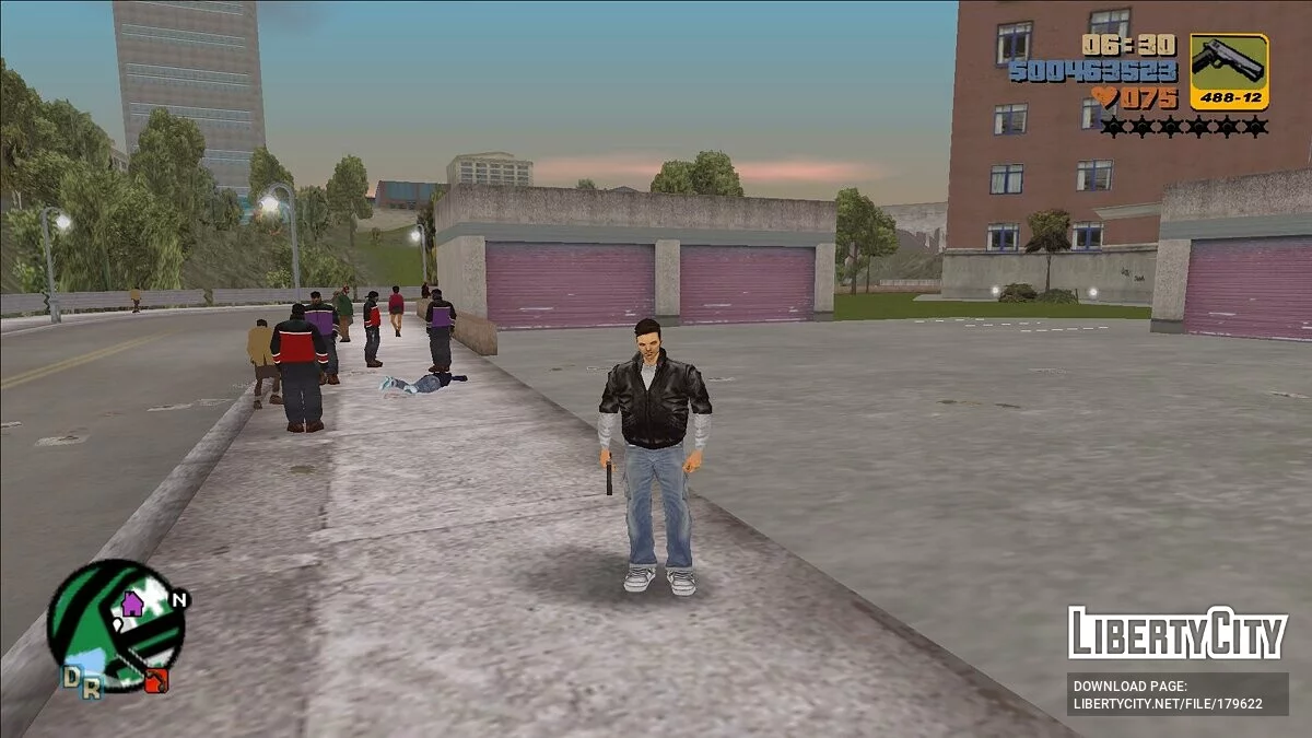 Исправление ворот у гаража в Шорсайд / GTA 3