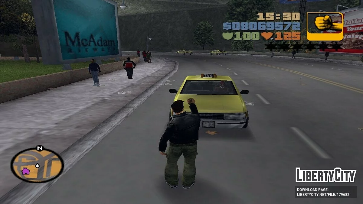 Нет больше среднего пальца / GTA 3