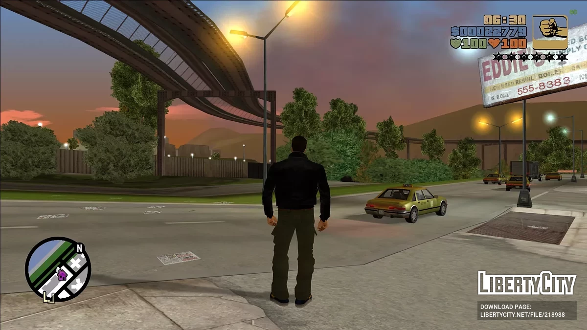 Классическое освещение Definitive Edition (только солнечная погода) / GTA 3