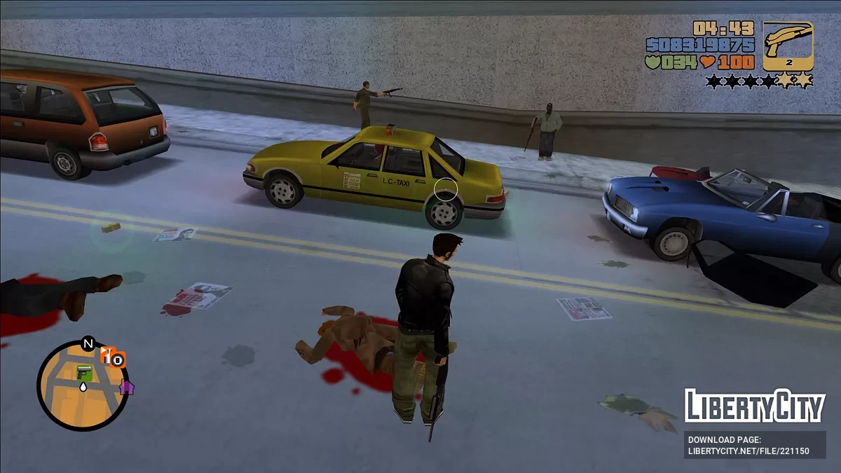 Стрельба во время бега / GTA 3