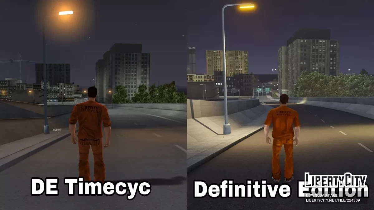 GTA 3 Definitive Edition Default Timecyc (Только солнечная погода) / GTA 3