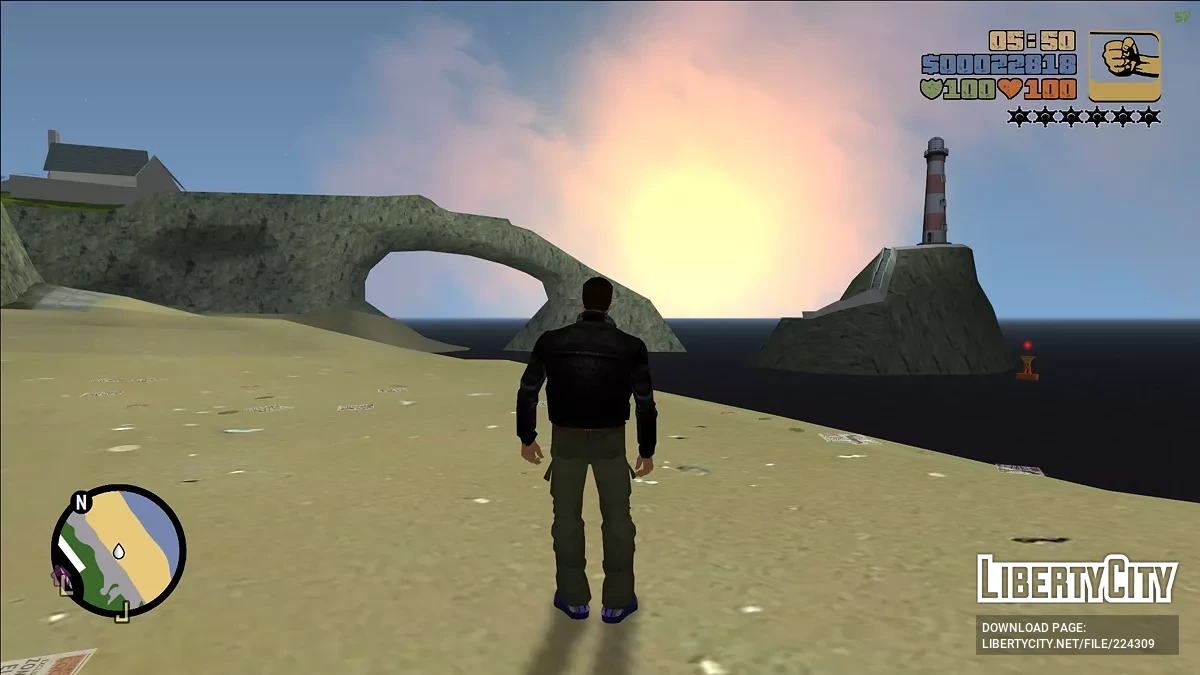 GTA 3 Definitive Edition Default Timecyc (Только солнечная погода) / GTA 3