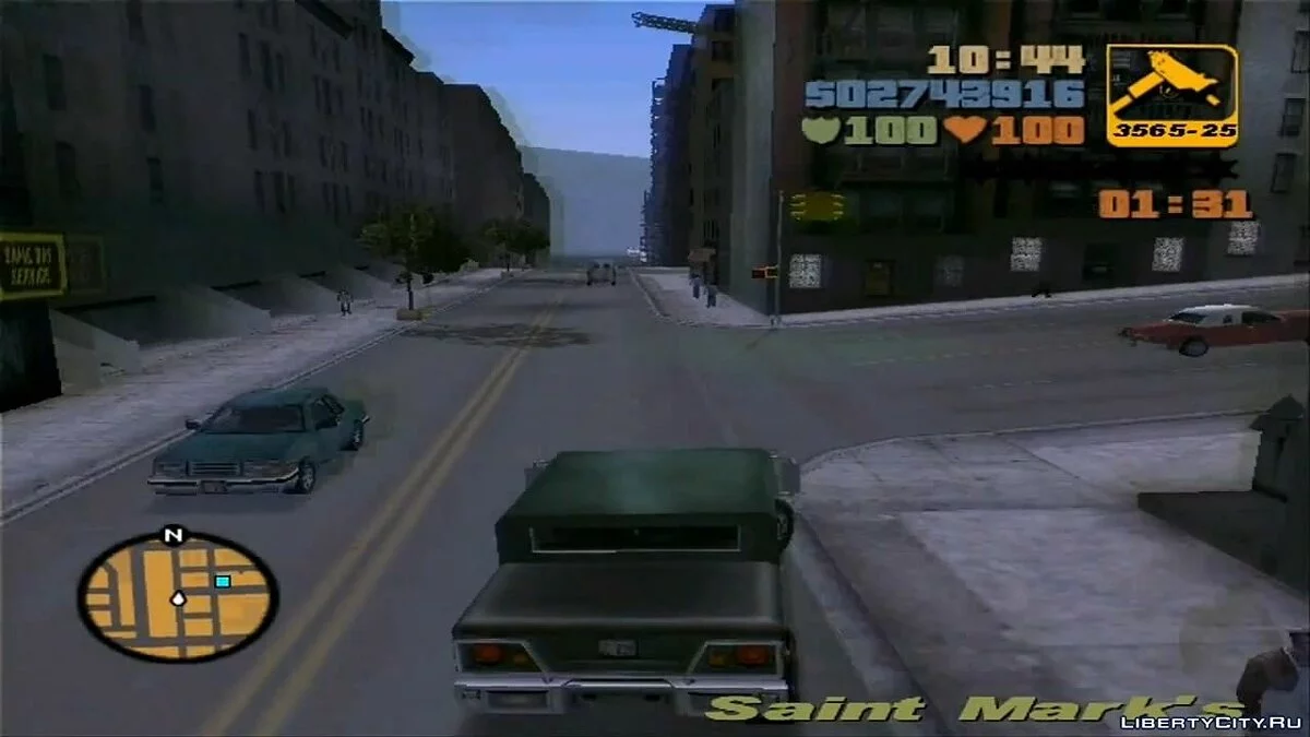 GTA III Curtly's Mission - Stash The Cash / GTA 3