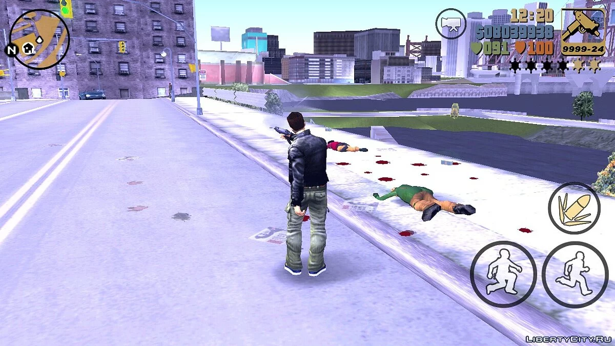 Бесконечные патроны без перезарядки  / GTA 3 (iOS, Android)