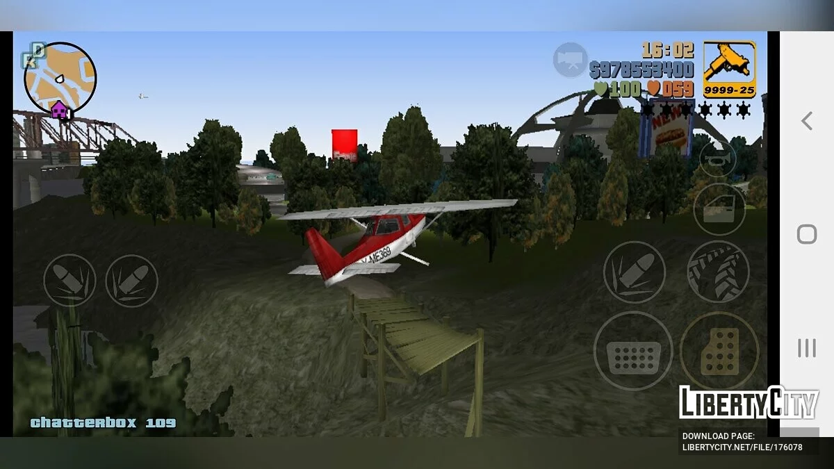 Возможность летать на Deaddodo / GTA 3 (iOS, Android)