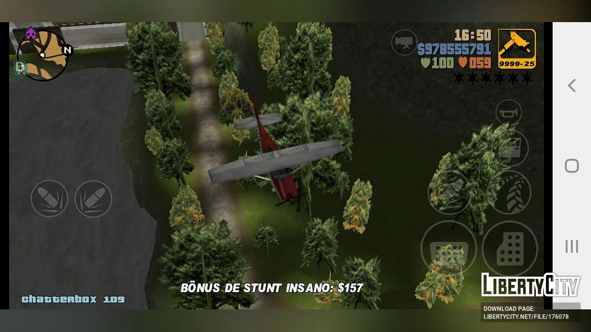 Возможность летать на Deaddodo / GTA 3 (iOS, Android)