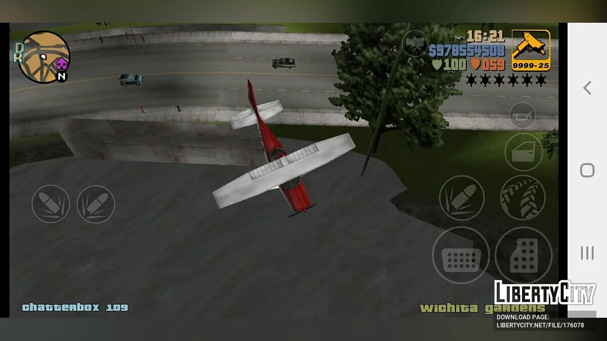Возможность летать на Deaddodo / GTA 3 (iOS, Android)
