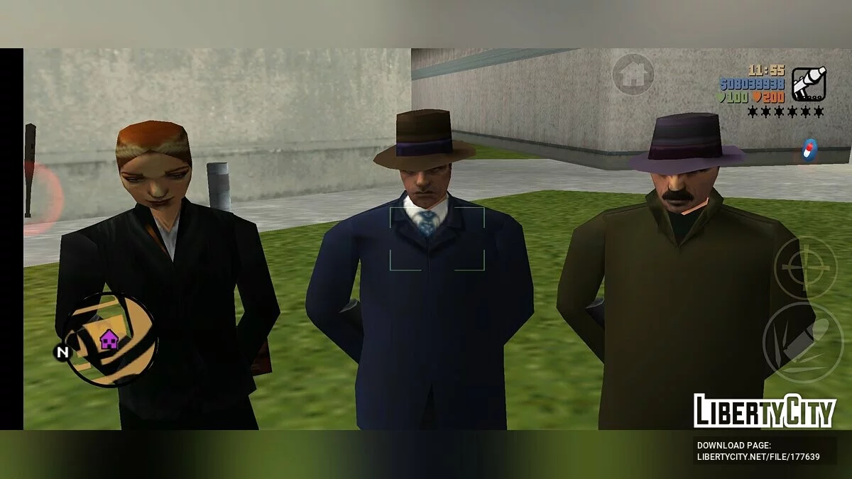 Пешеходы - охранники Клода / GTA 3 (iOS, Android)