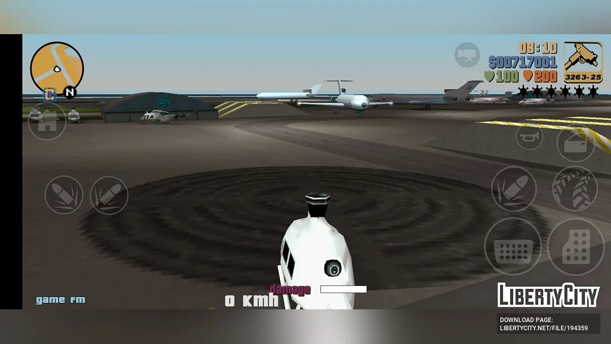 Aircraft Mod - Полёт на вертолёте / GTA 3 (iOS, Android)