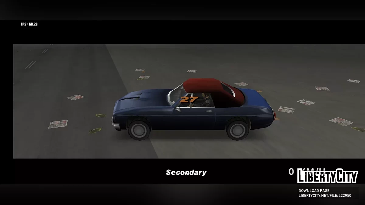 Возможность изменить цвет автомобиля / GTA 3 (iOS, Android)