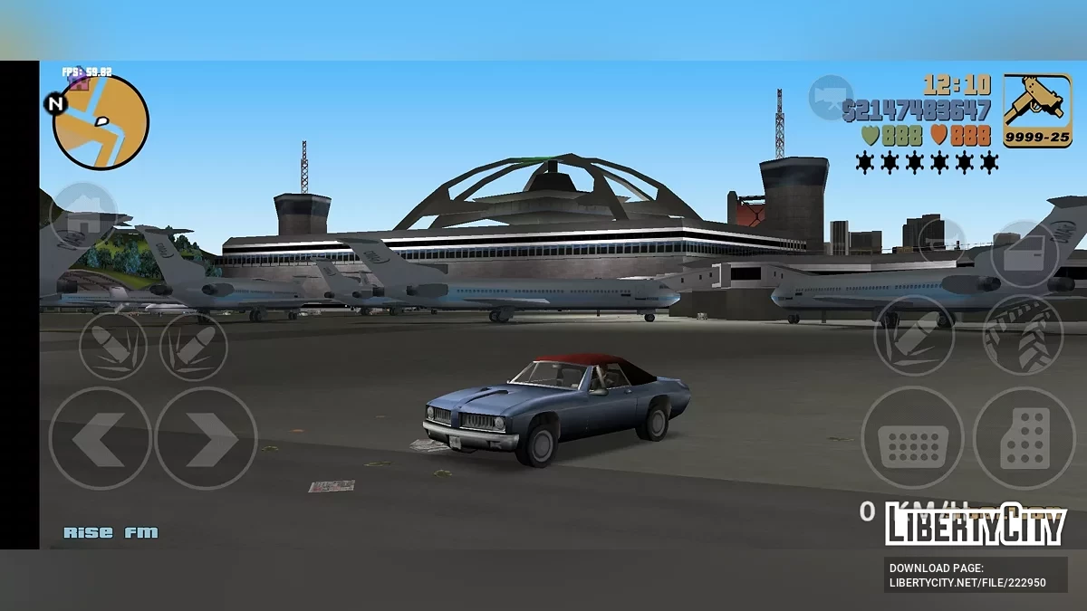 Возможность изменить цвет автомобиля / GTA 3 (iOS, Android)