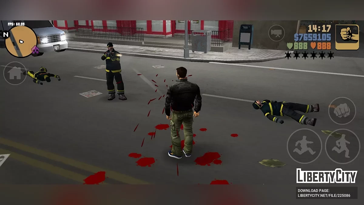 Спавнер пешеходов + возможность дать оружие / GTA 3 (iOS, Android)