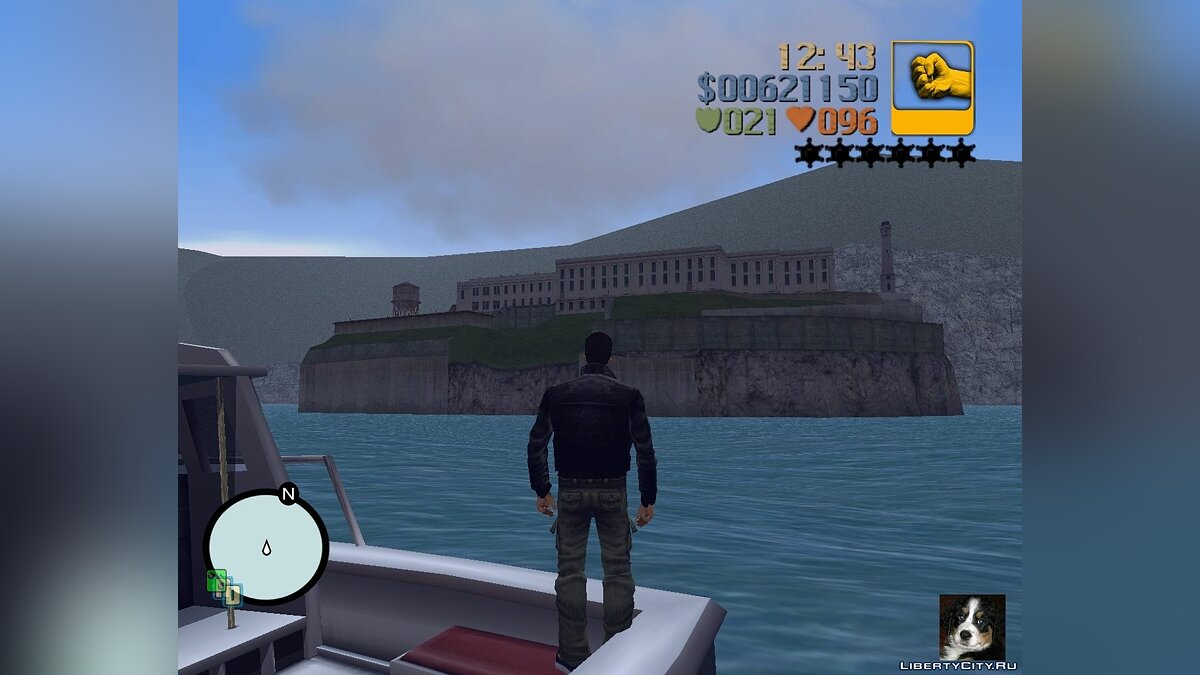 Замена alcatraz.dff в GTA 3 (1 файл)