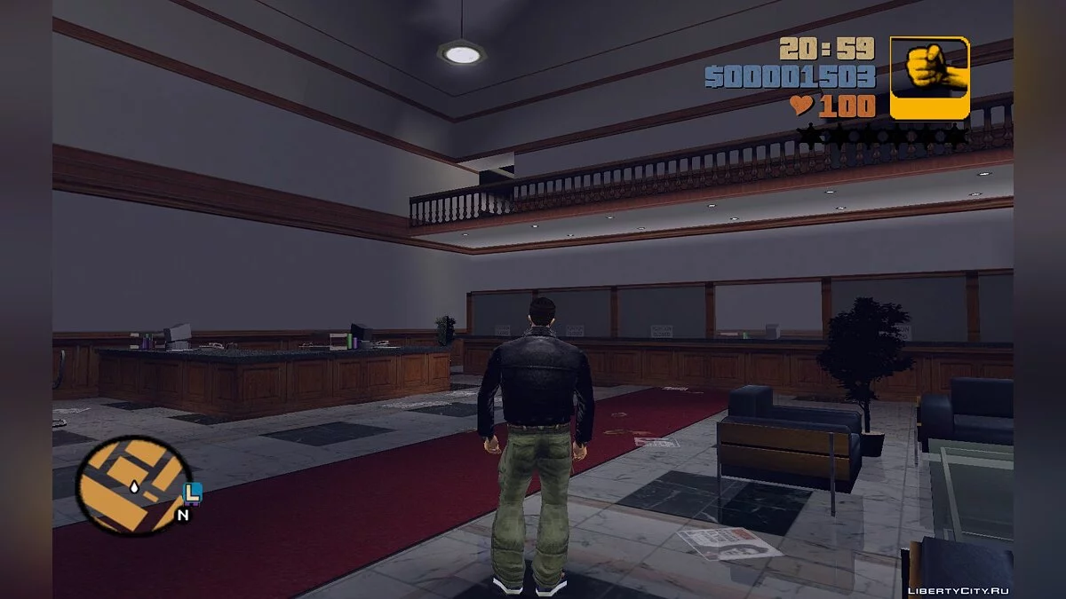 Интерьер банка Liberty / GTA 3