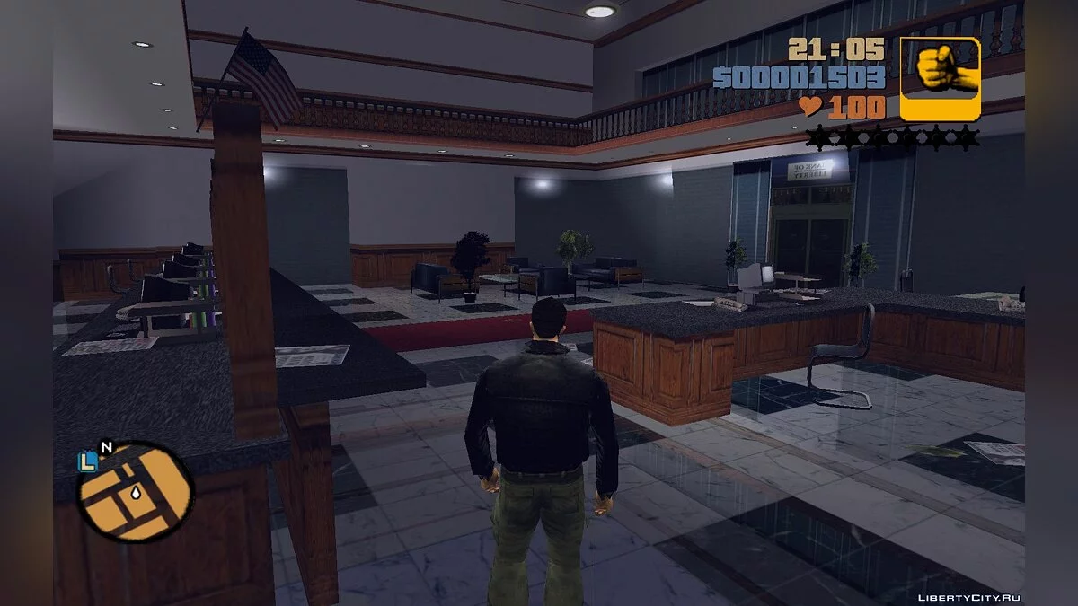 Интерьер банка Liberty / GTA 3