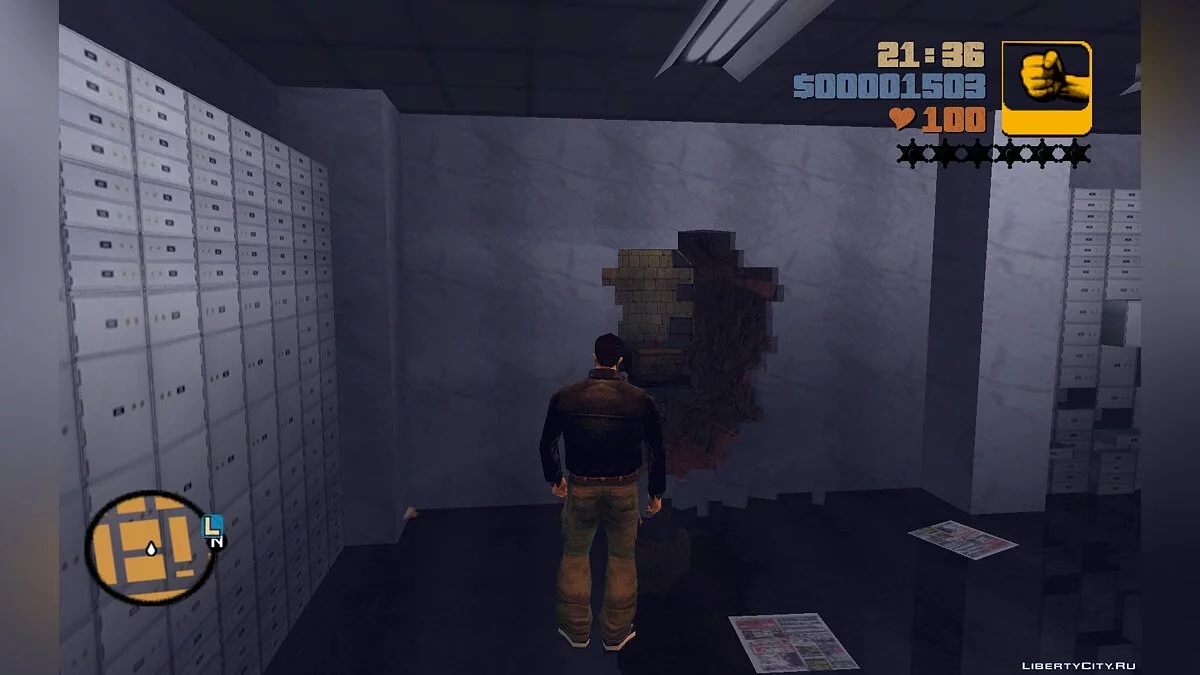 Интерьер банка Liberty / GTA 3