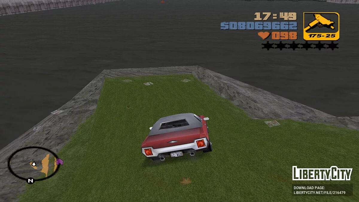 Деревянный мост на недоступный Остров / GTA 3