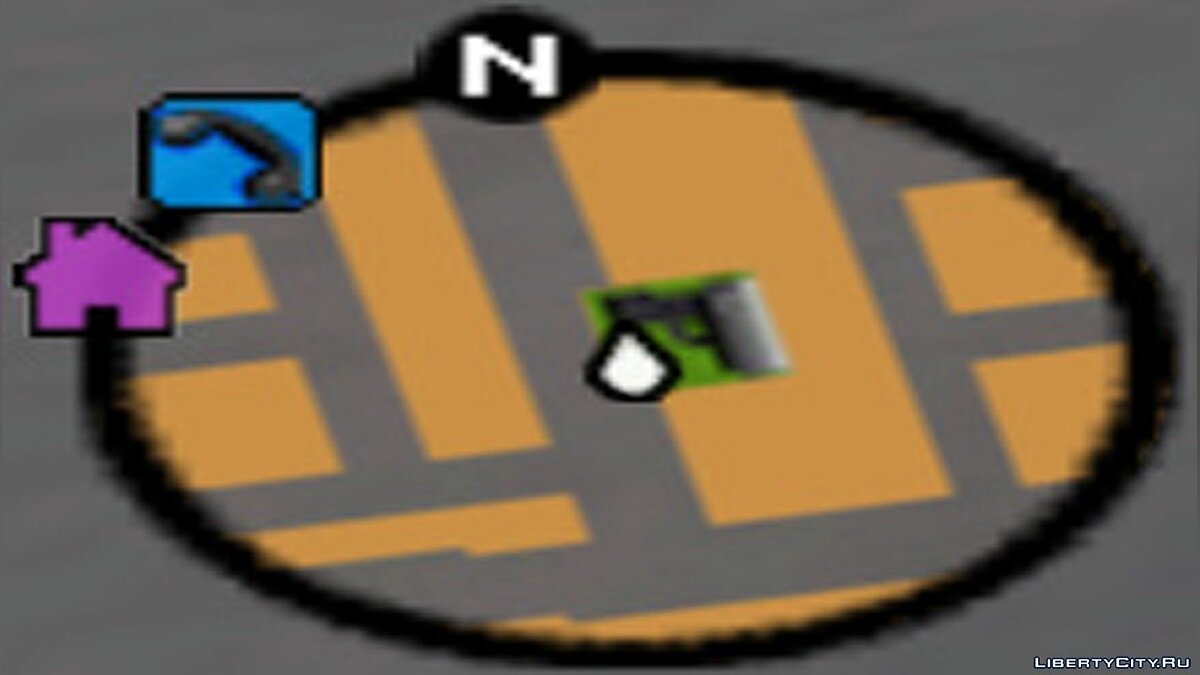 Иконки на радаре v1 для GTA 3 - Картинка #3