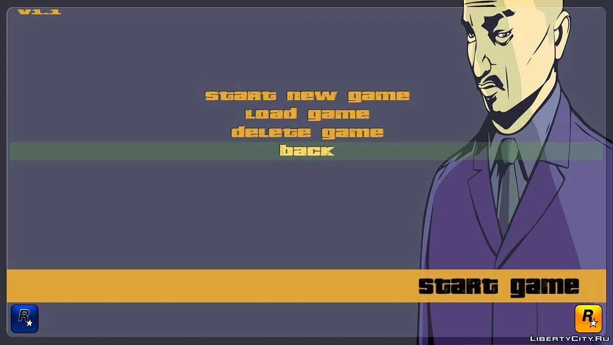 GTA III HD Menu (16:9) / GTA 3