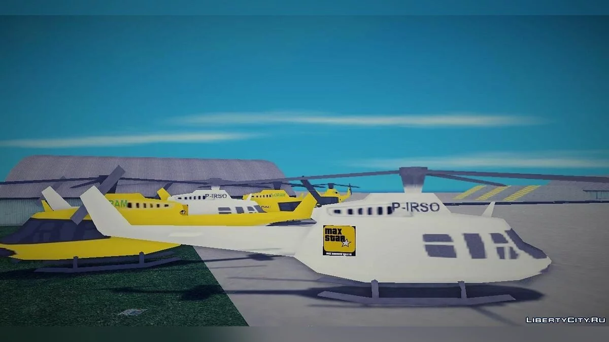 Новые текстуры воздушного транспорта в аэропорту / GTA 3